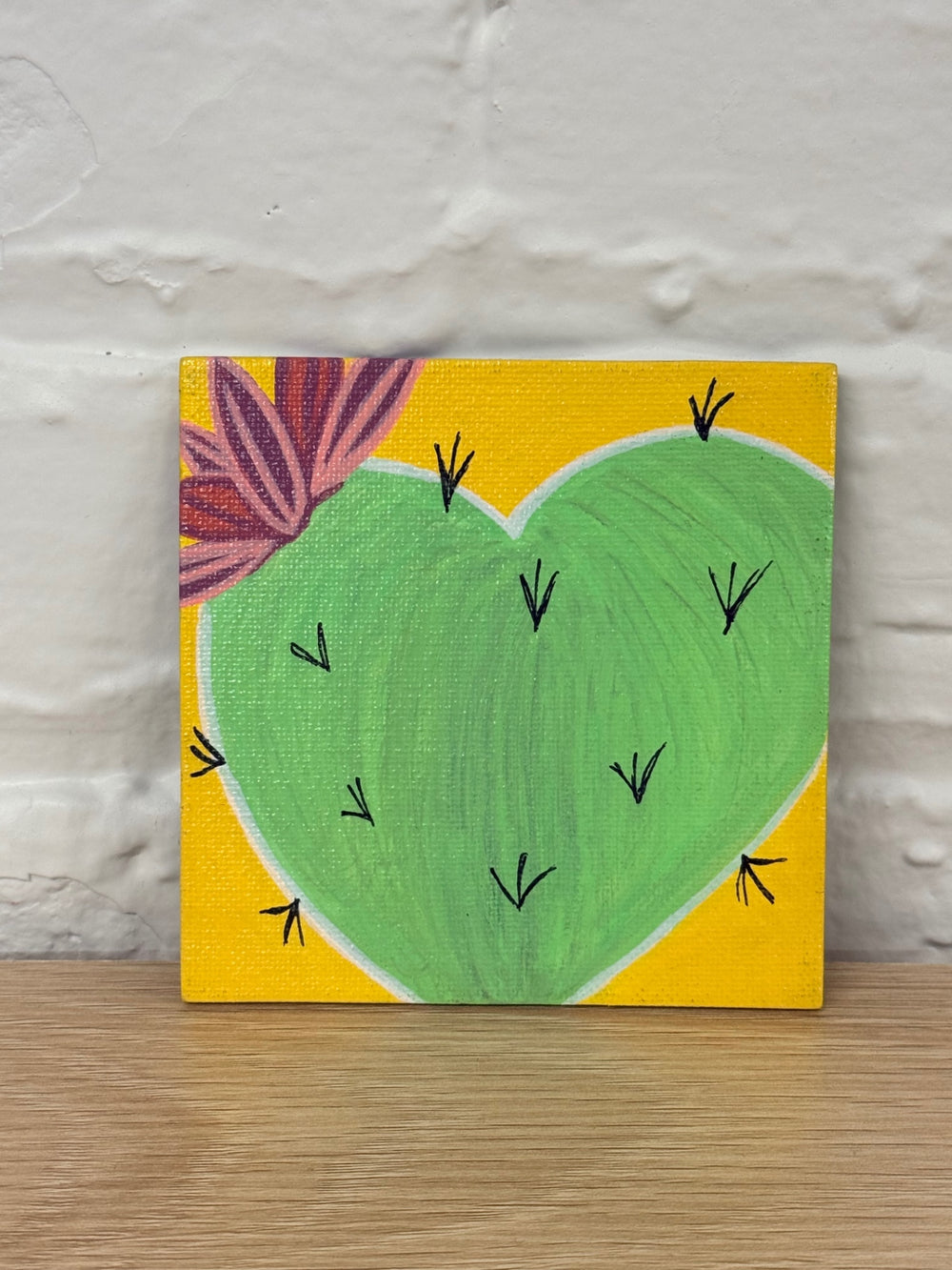 060 - Hand-painted Cactus Magnet