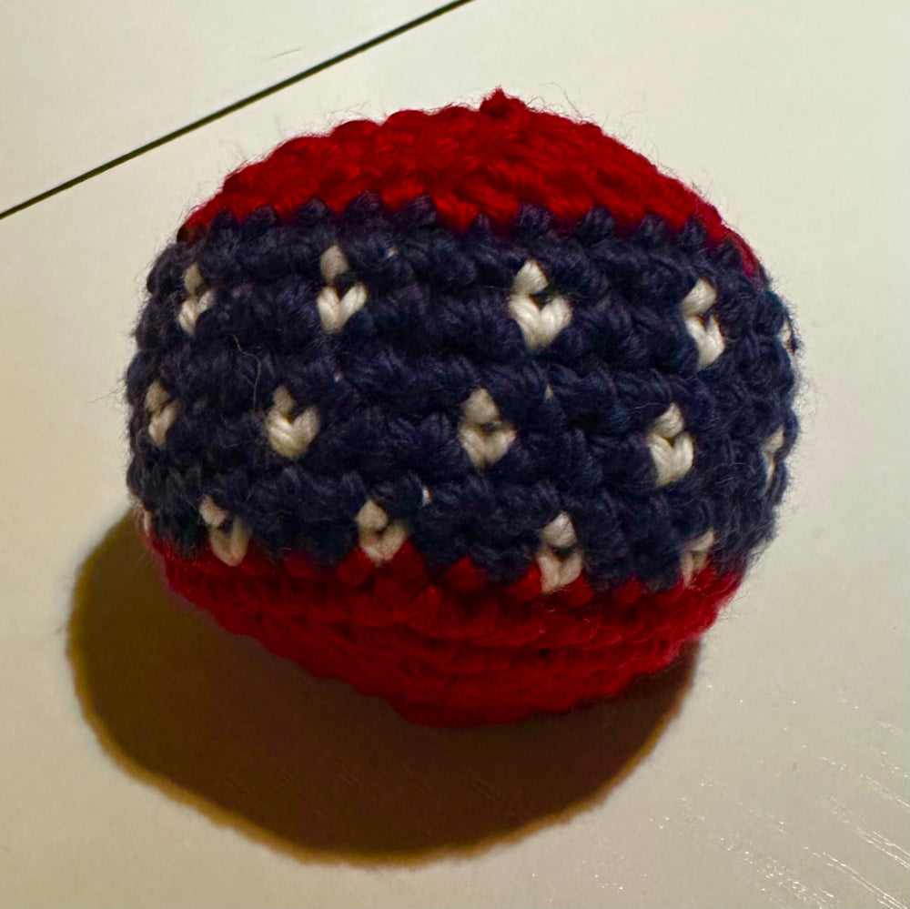 08 - Retro 90’s Hacky Sack | Red, Blue, White stars