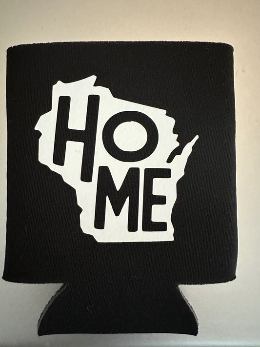 059 - WI Home Can Coozie | Black