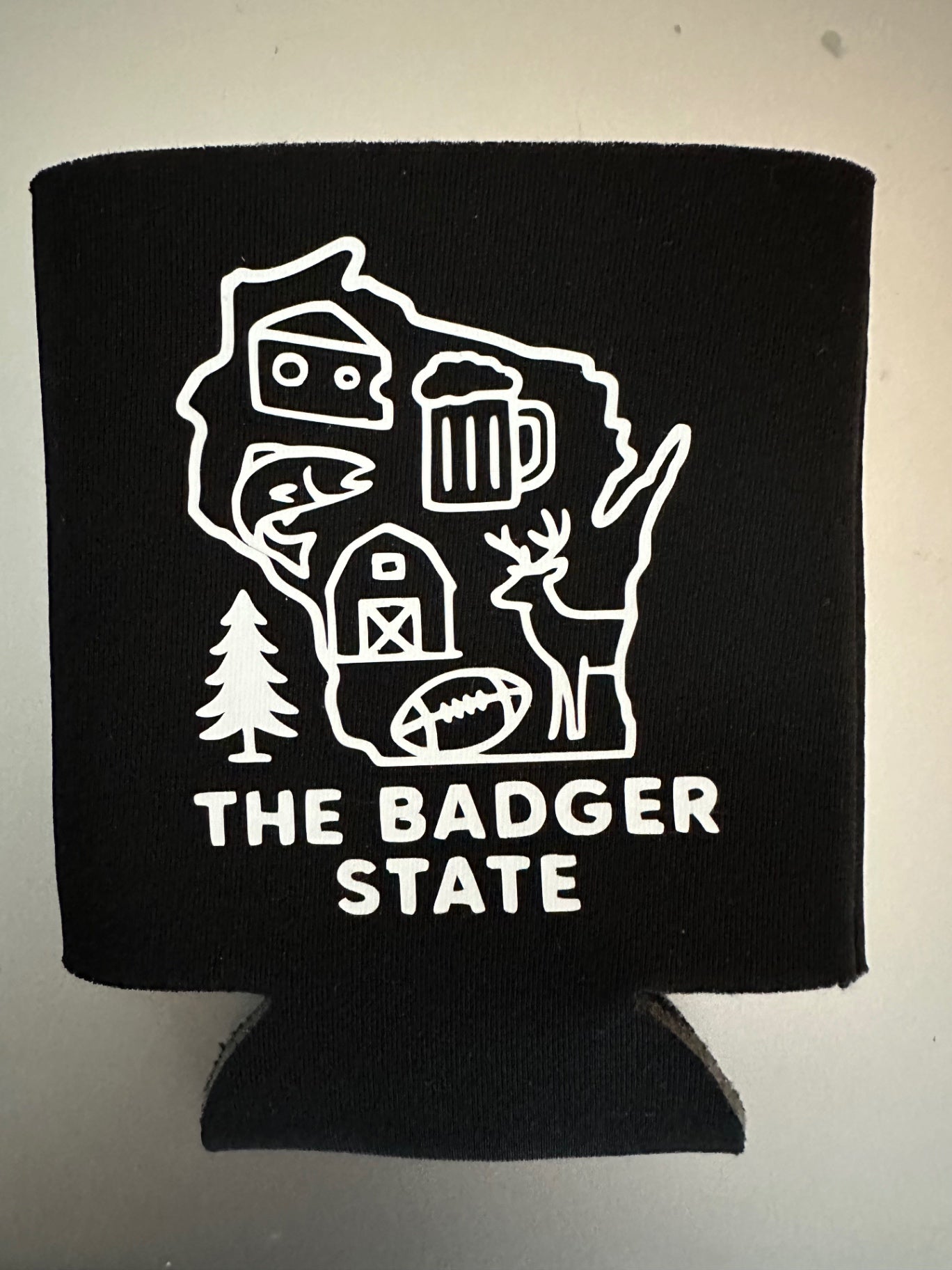 059 - Badger State Wisconsin Can Coozie