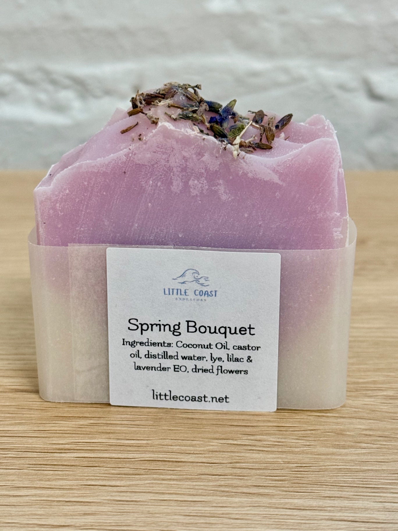 065 - Spring Bouquet Coconut Oil Bar Soap with Essential Oils
