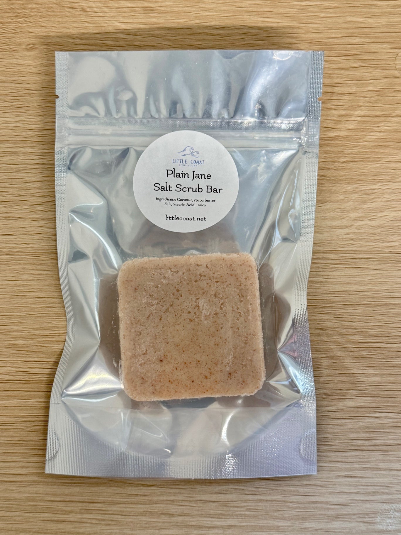 065 - Plain Jane Salt Scrub Bar