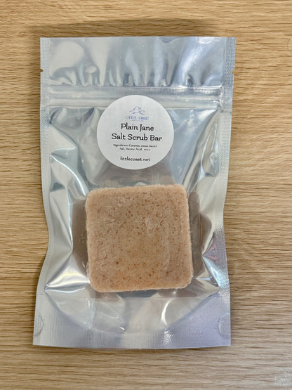 065 - Plain Jane Salt Scrub Bar