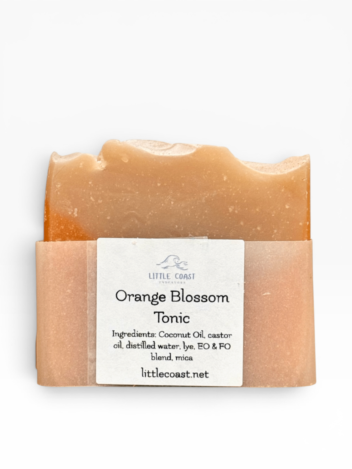 065 - Orange Blossom Tonic Coconut Oil Bar Soap with Essential Oils