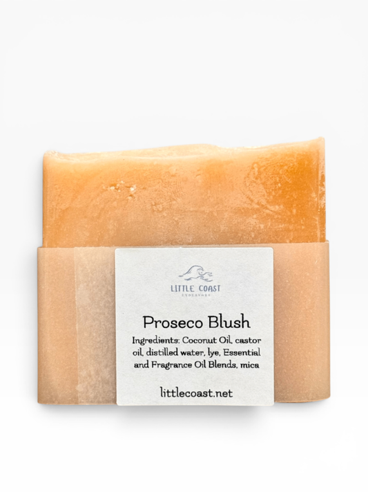 065 - Proseco Blush Coconut Oil Bar Soap with Essential Oils