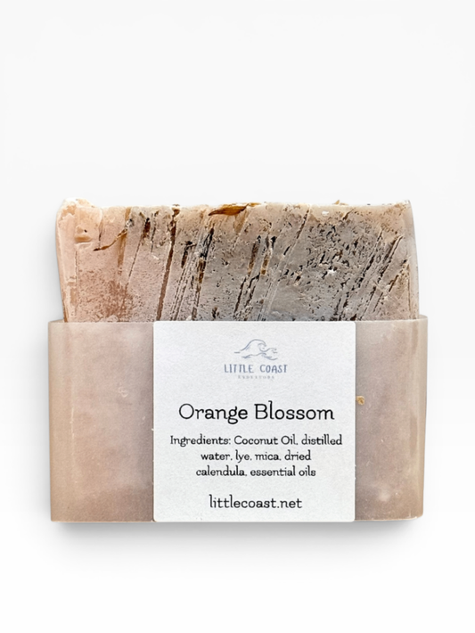 065 - Orange Blossom with Calendula Coconut Oil Bar Soap with Essential Oils