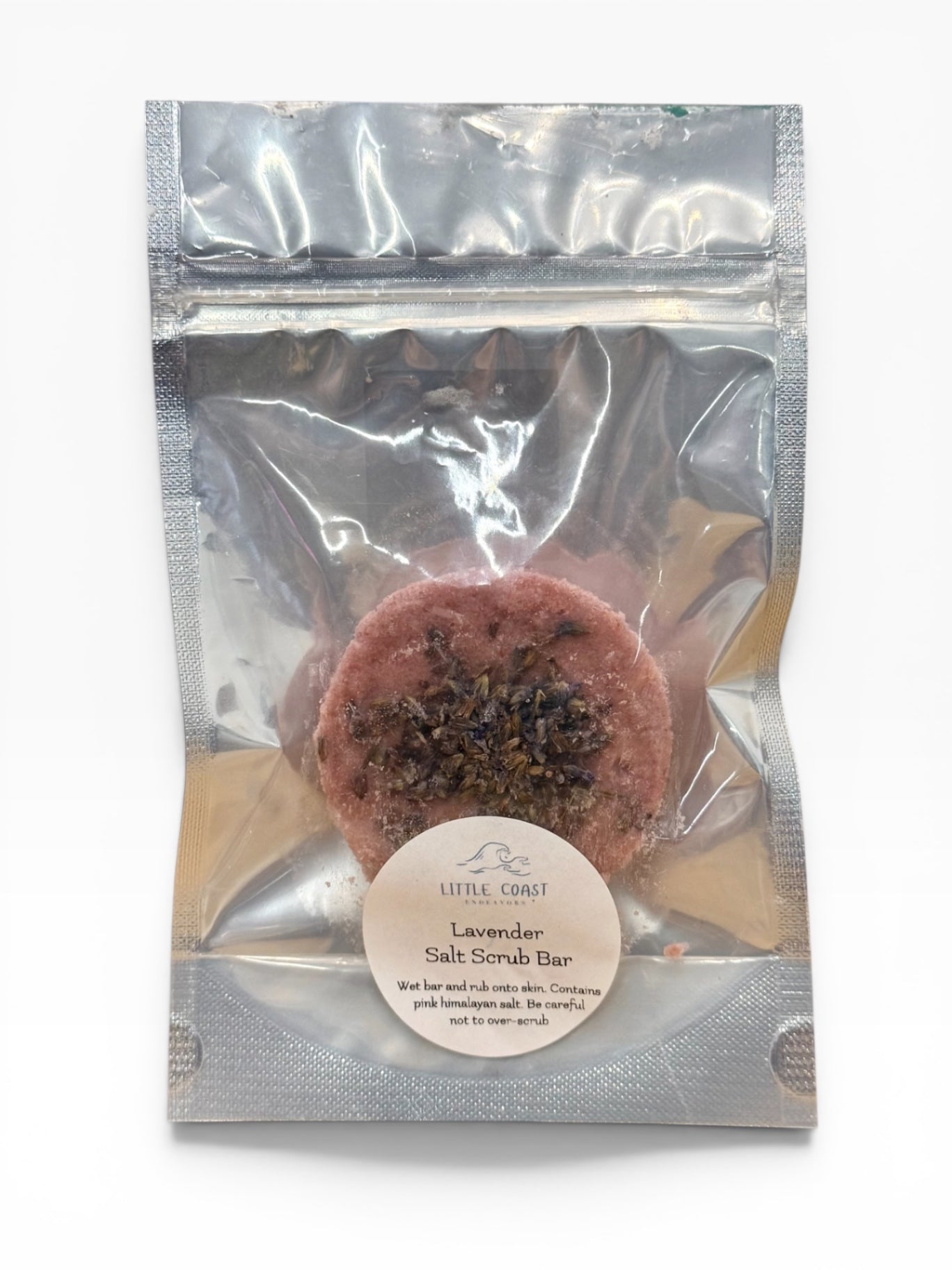 065 - Lavender Salt Scrub Bar
