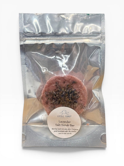 065 - Lavender Salt Scrub Bar