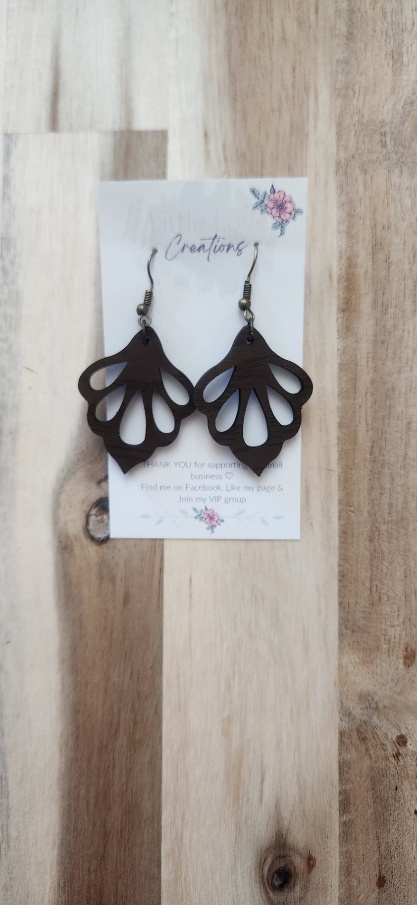 011 - Geometric Petal Dangle Earrings