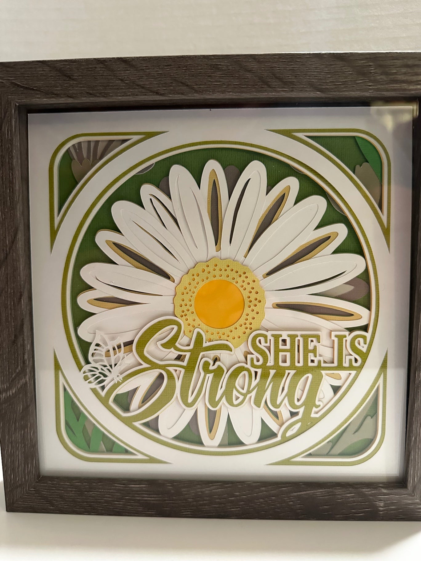 She Is Strong Shadow Box