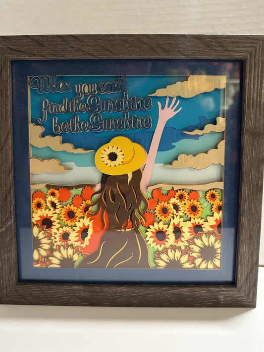 Be the Sunshine Shadow Box