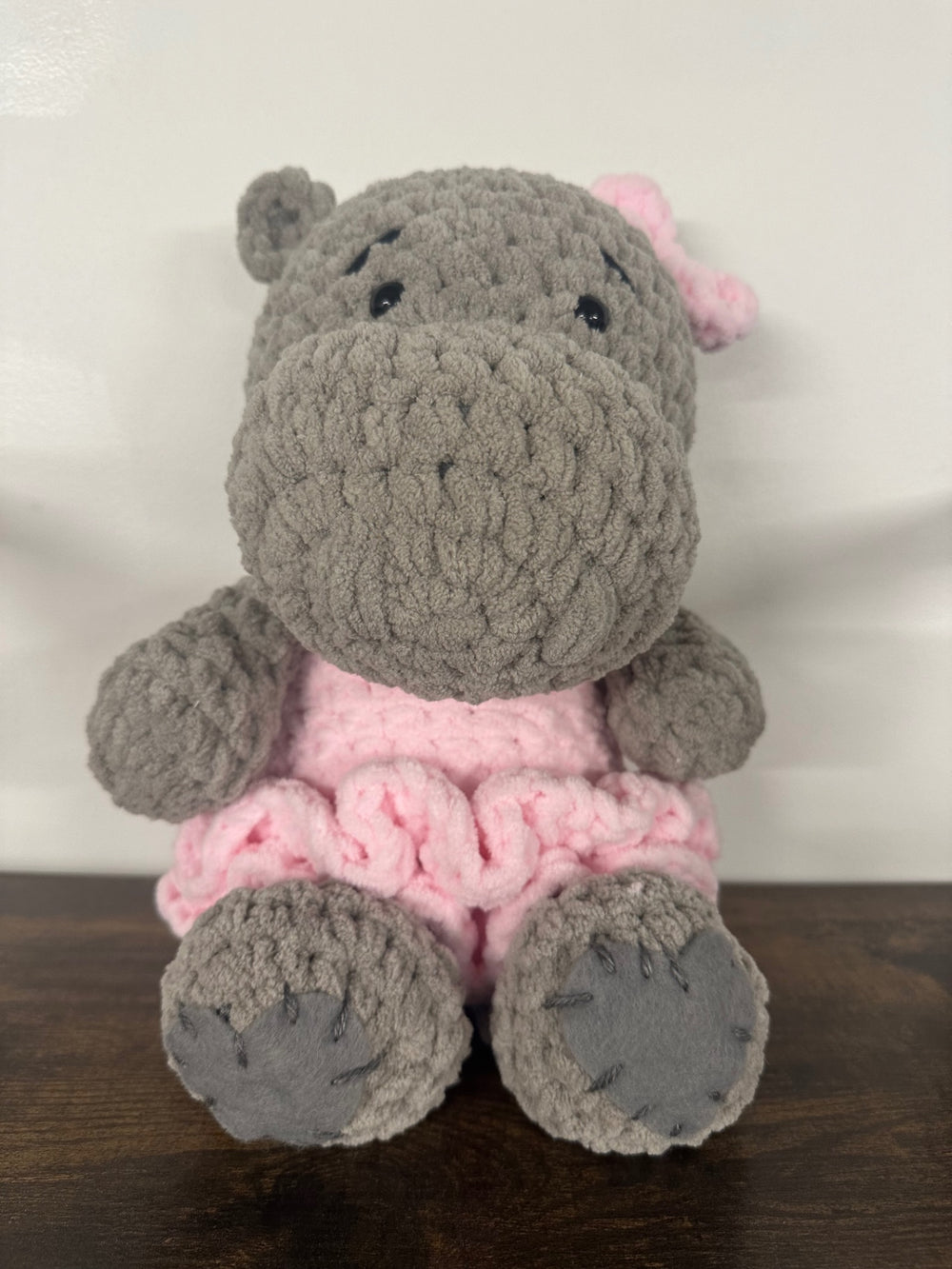 08 - Hannah the Hippo Crochet Plushie