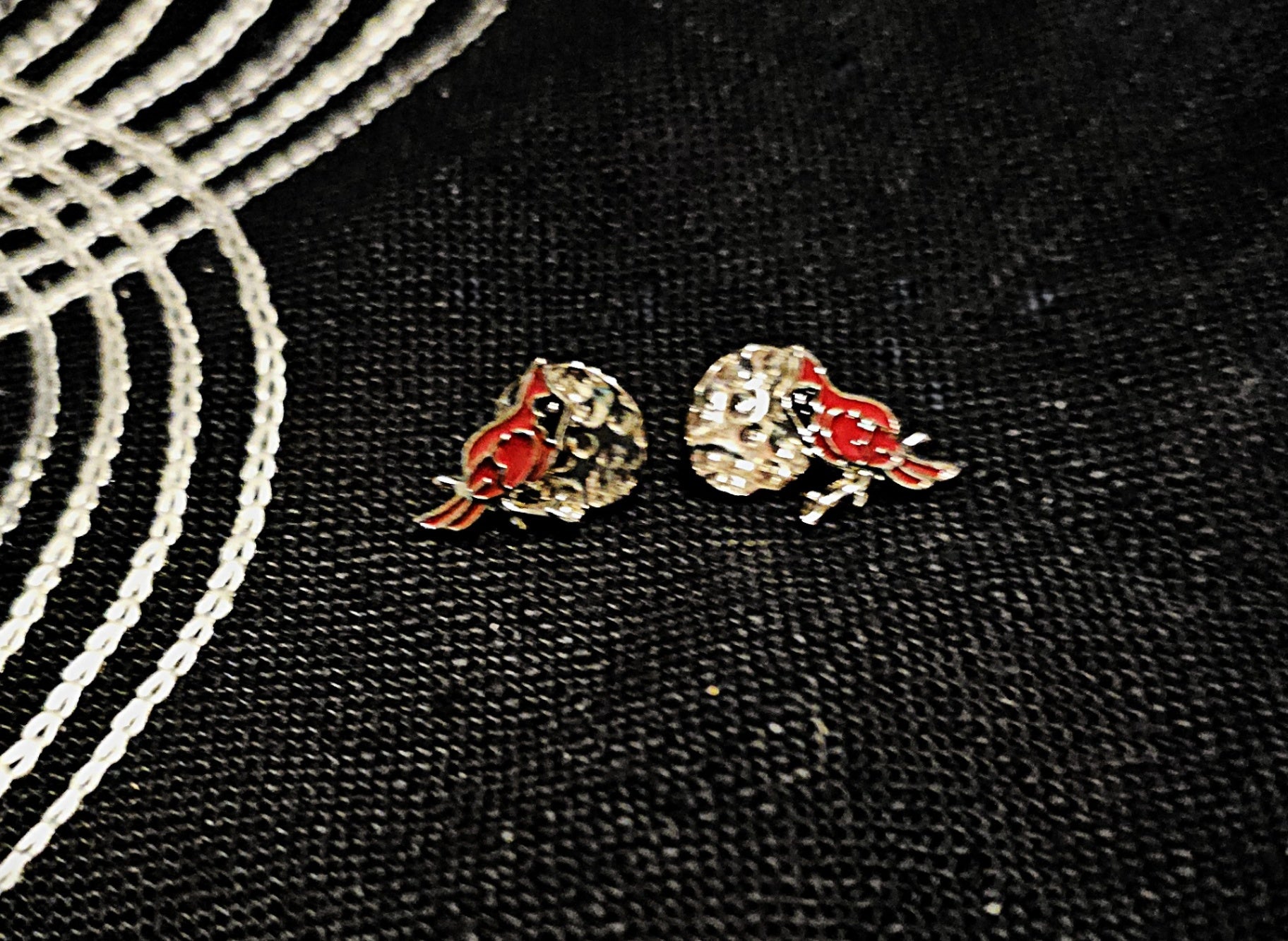070 - Cardinal Stud Earrings