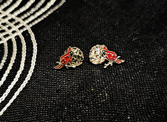 070 - Cardinal Stud Earrings