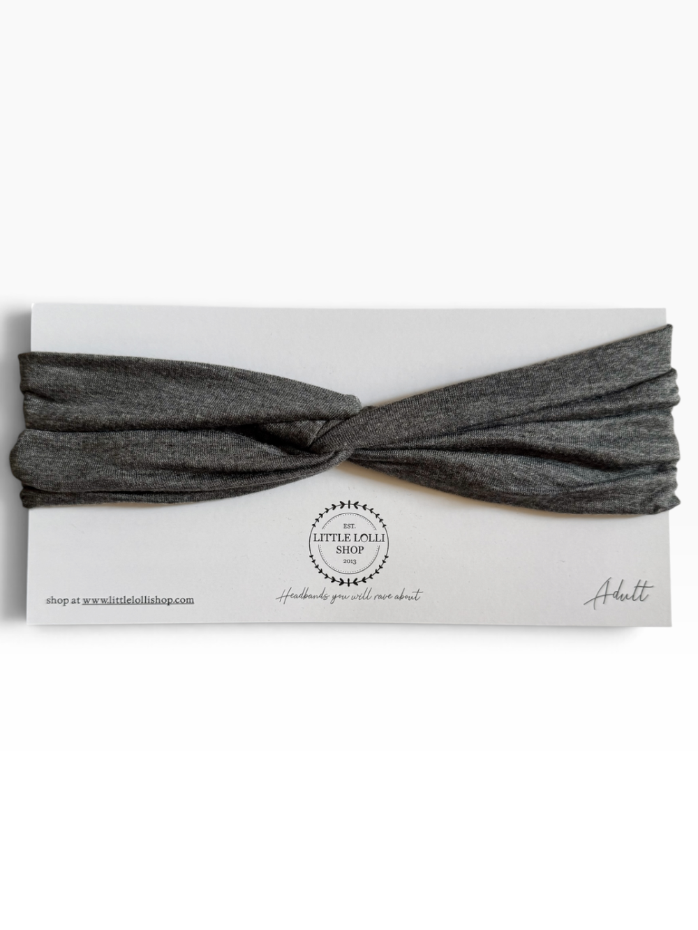 035 - Gray Heathered Headband