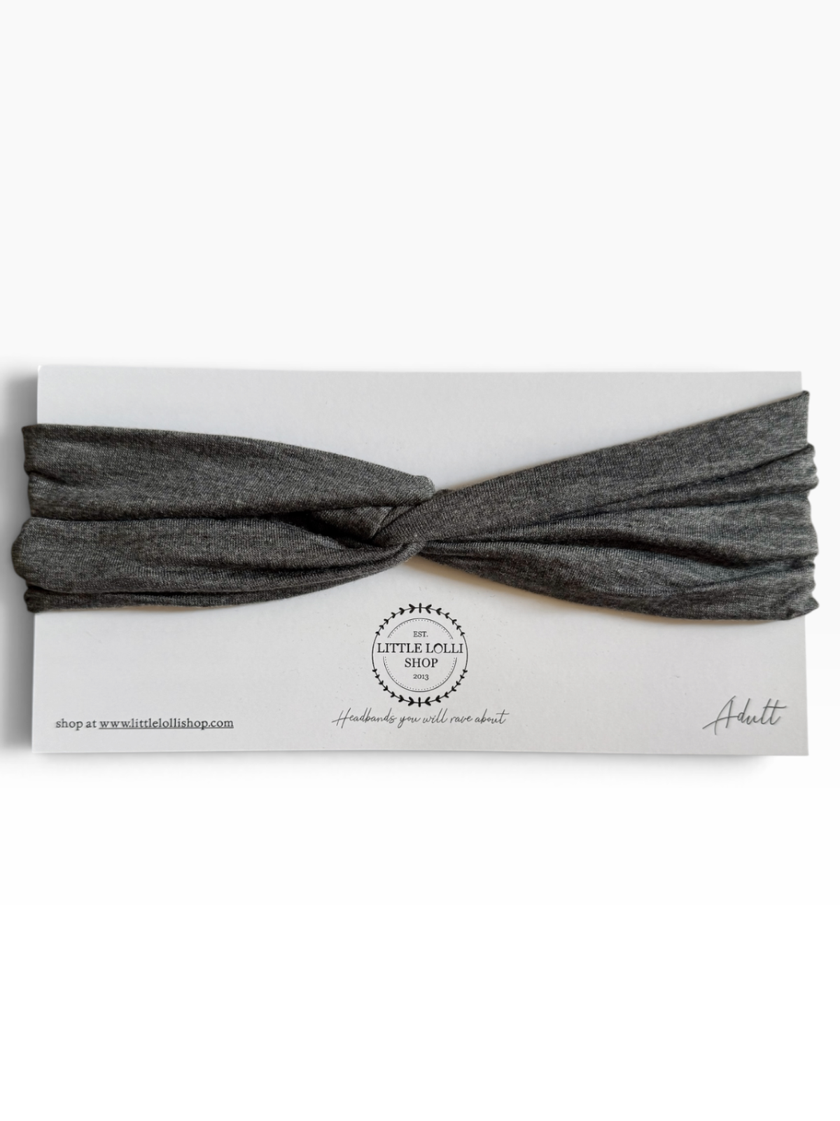 035 - Gray Heathered Headband