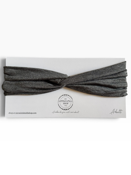 035 - Gray Heathered Headband