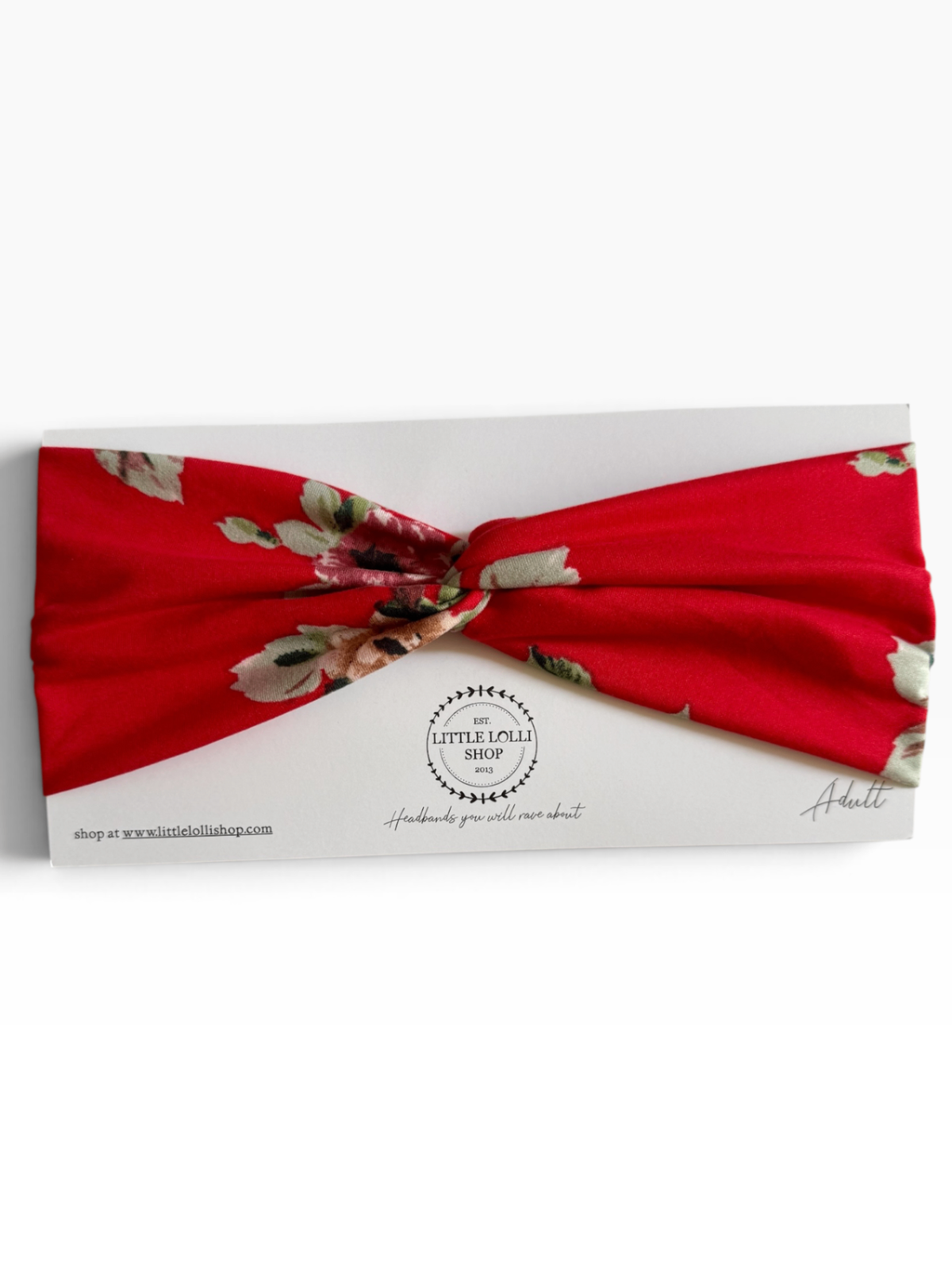 035 - Fuchsia Floral Headband