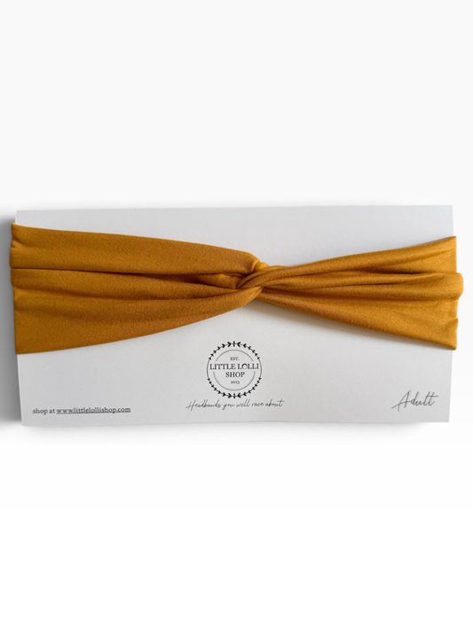 035 - Mustard Yellow Headband