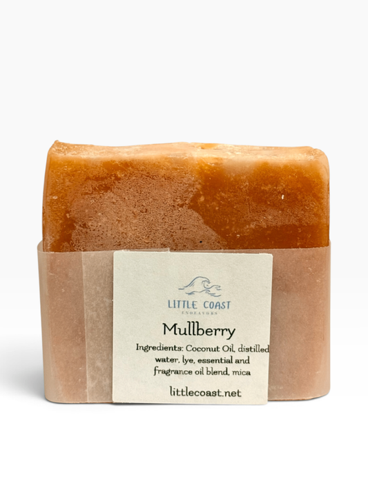 065 - Mulberry Coconut Oil Bar Soap with Essential Oils