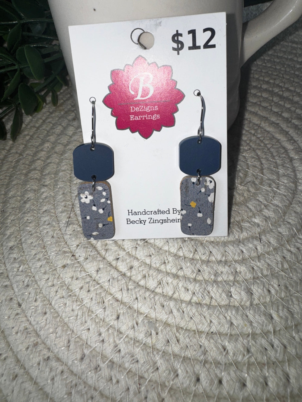 071 - Midnight Meadow Dangle Earrings