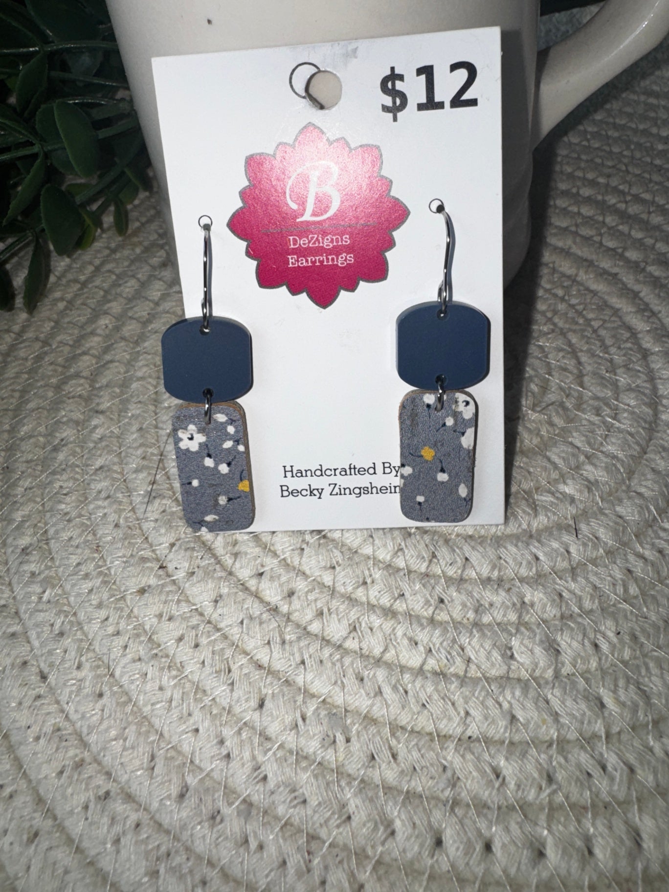 071 - Midnight Meadow Dangle Earrings