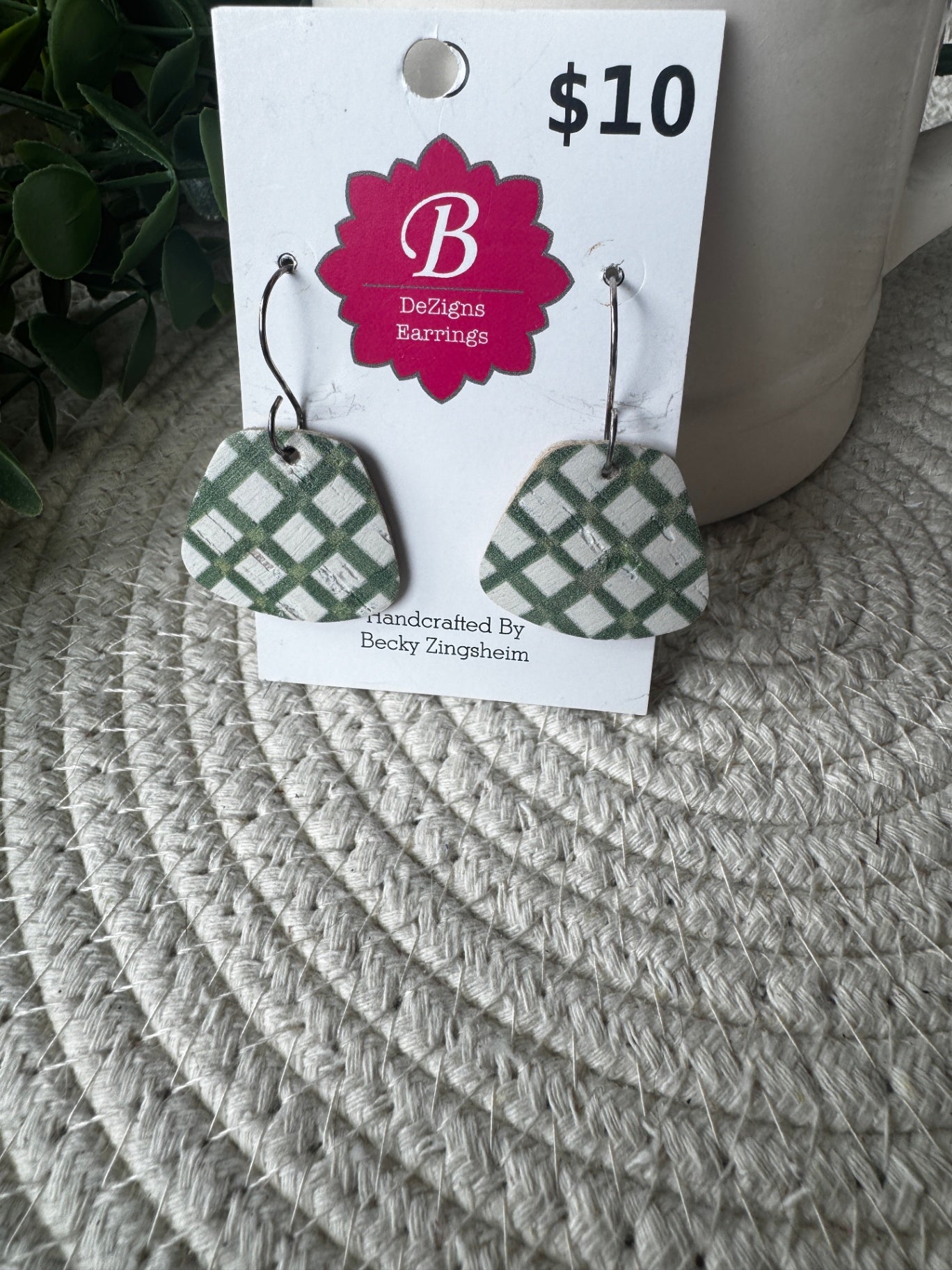 071 - Meadow Lattice Dangle Earrings 