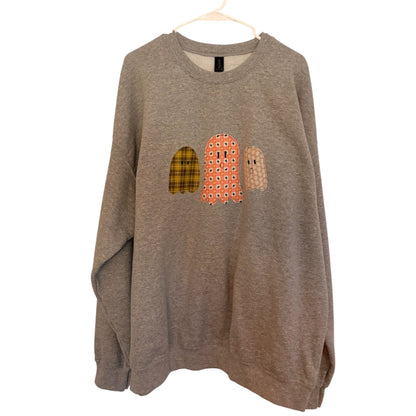 063 - Ghost Patchwork Sweatshirt | XL