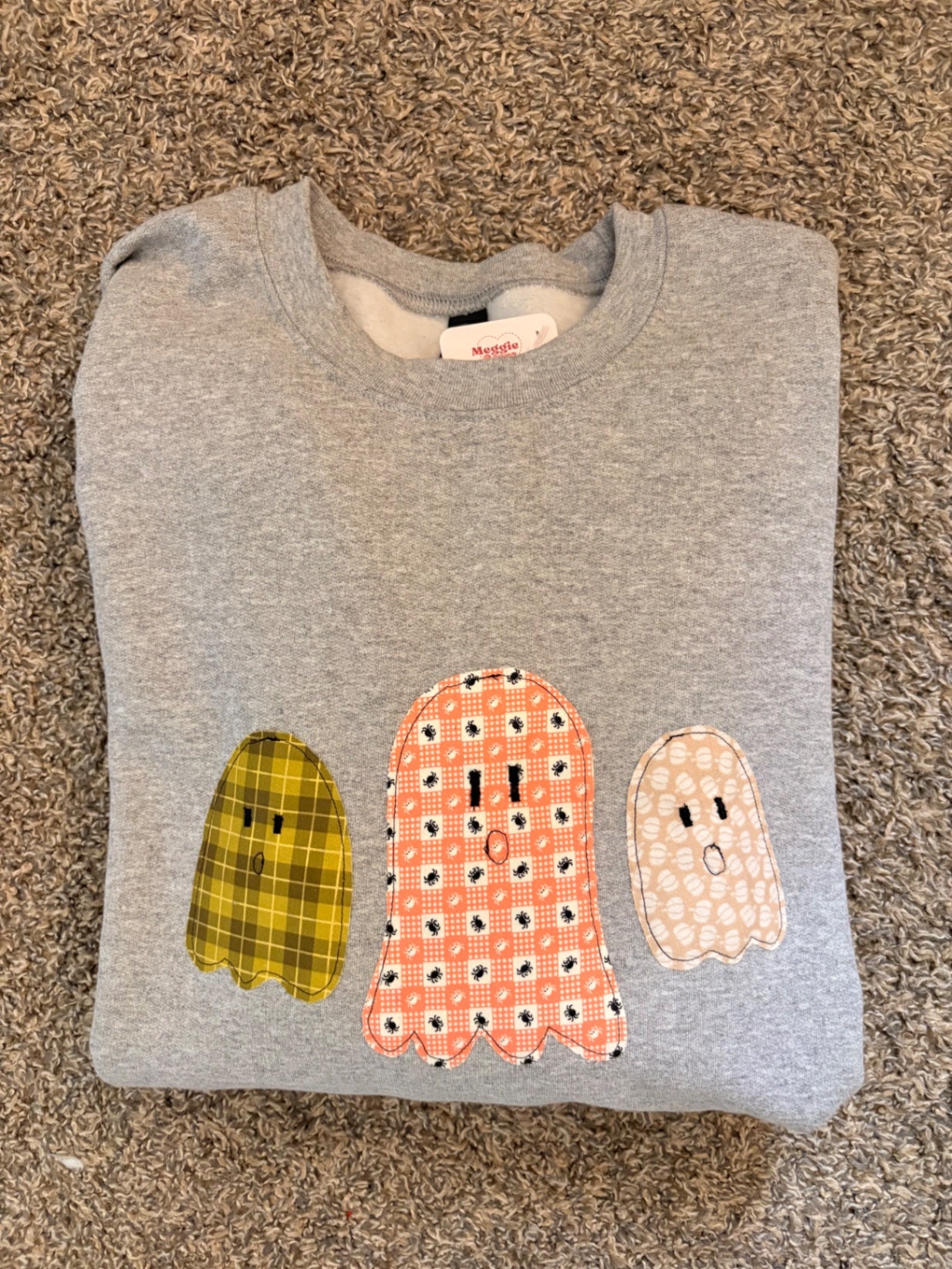 063 - Ghost Patchwork Sweatshirt | XL