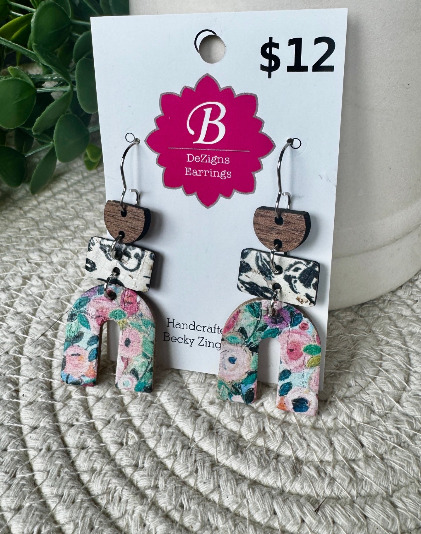 071 - Secret Garden Three-Tier Earrings
