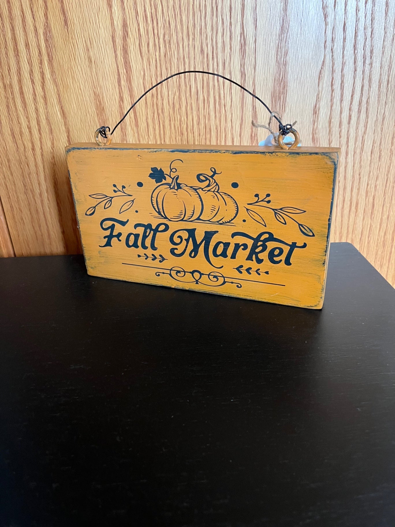 027 - Fall Market Wooden Sign