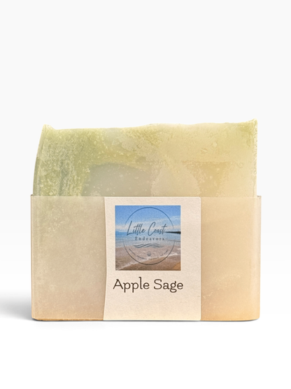065 - Apple Sage Handmade Bar Soap