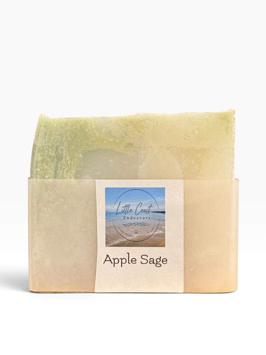 065 - Apple Sage Handmade Bar Soap