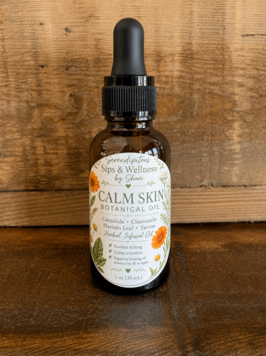 075 - Calm Skin Botanical Oil | 1oz Bottle