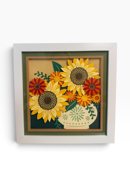Fall Bouquet Shadow Box