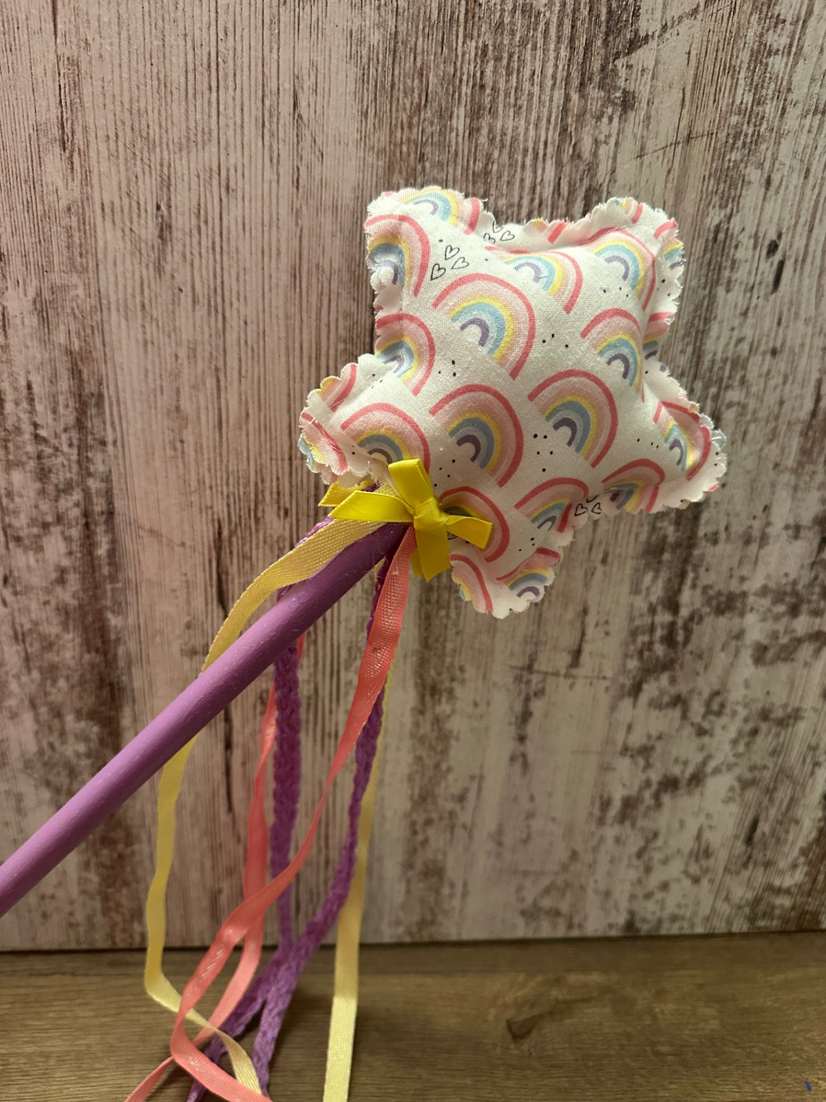 08 - Whimsical Rainbow Sewn Fairy Wand
