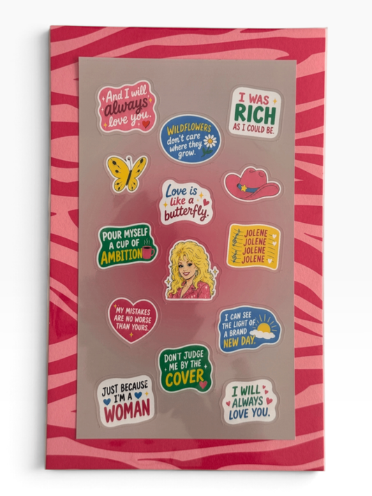 060 - Dolly Girl Sticker Sheet