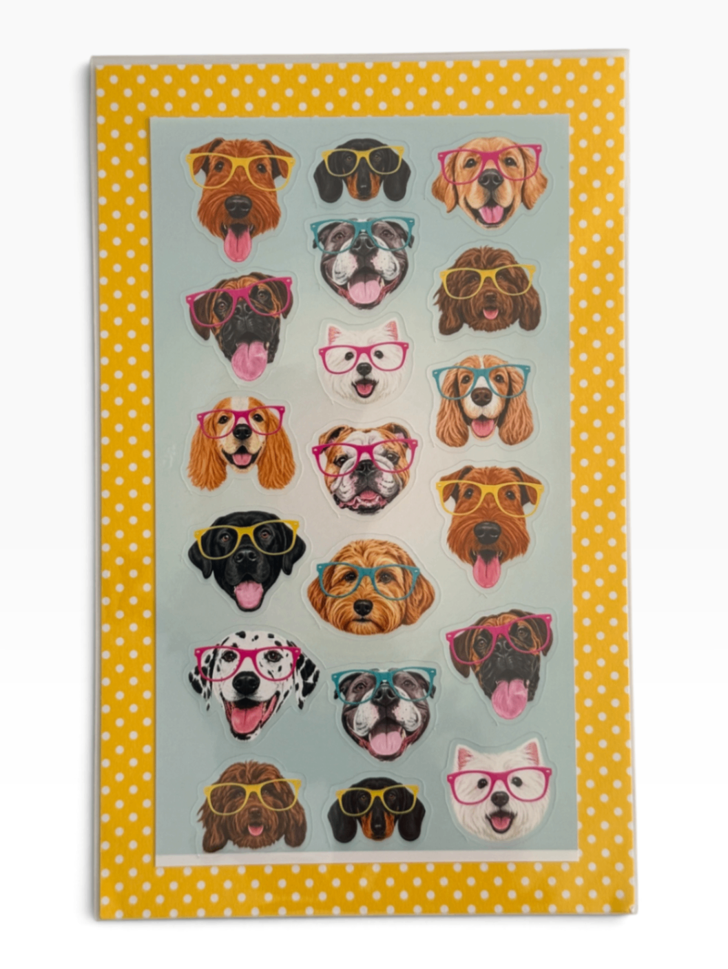 060 - Dogs in Glasses Sticker Sheet
