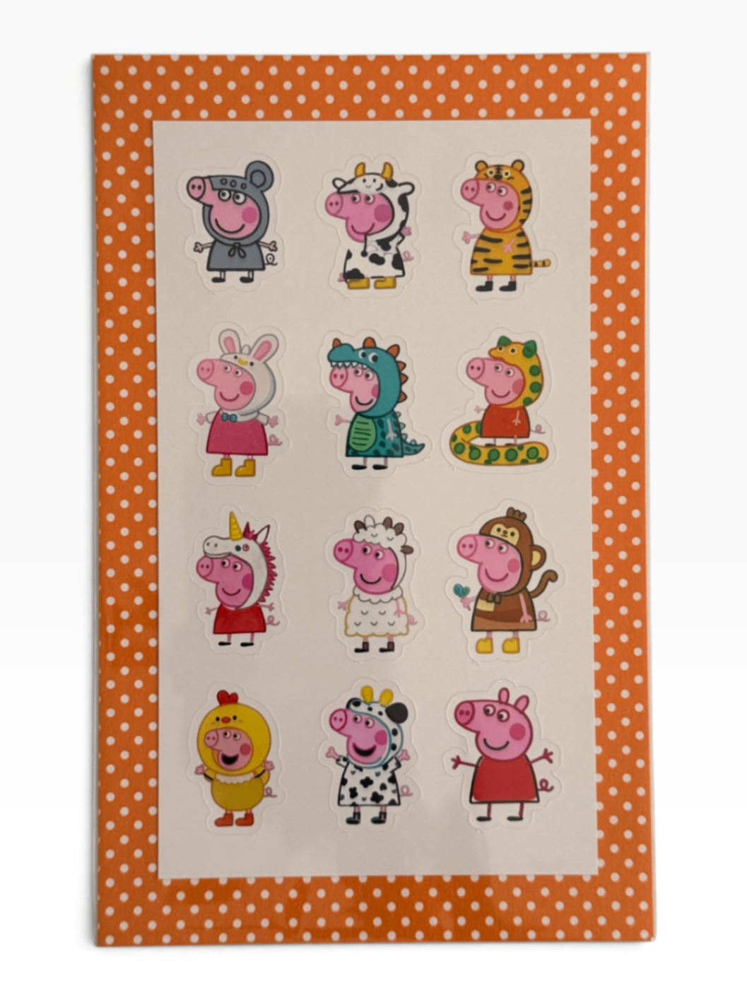 060 - Dress-Up Pig Sticker Sheet