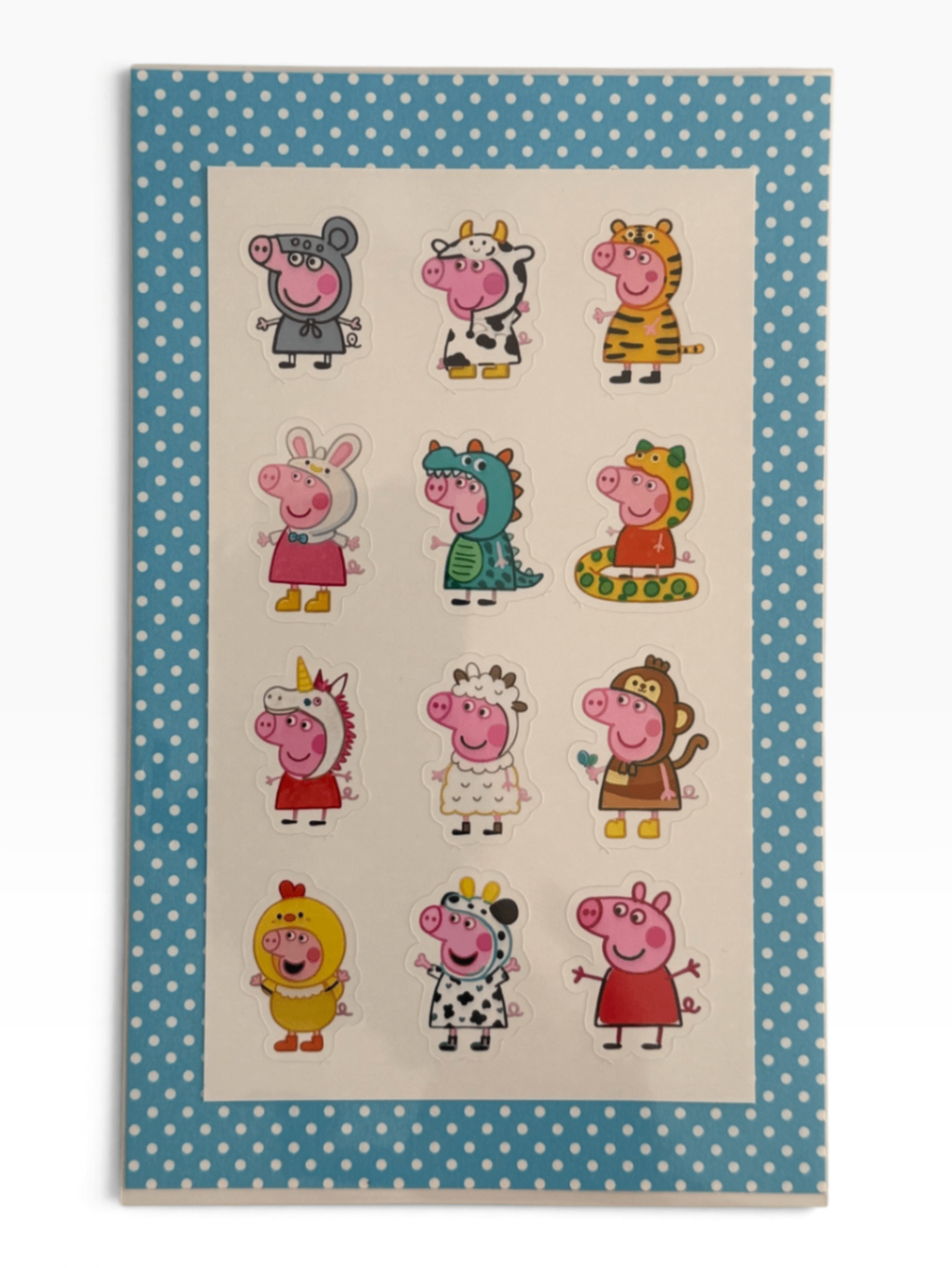 060 - Dress-Up Pig Sticker Sheet