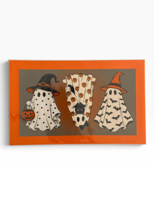 060 - Vintage Halloween Ghost Sticker Sheet