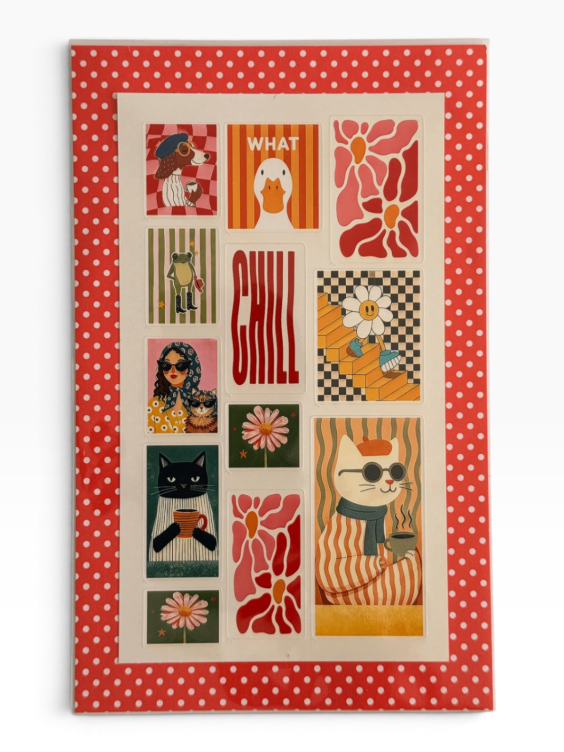 060 - Retro Weird Sticker Sheet