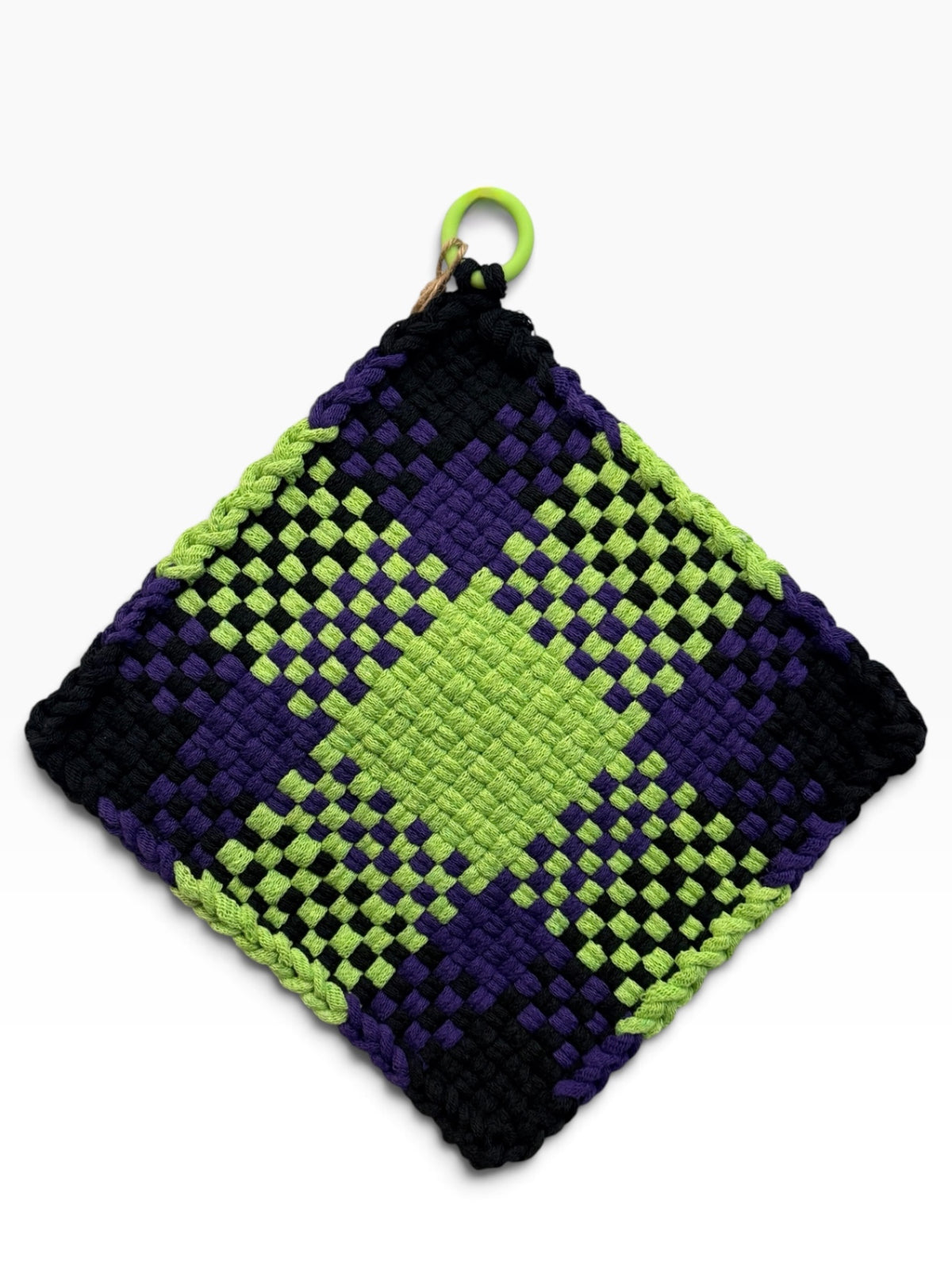 051 - Witches Brew Loom Woven Potholder