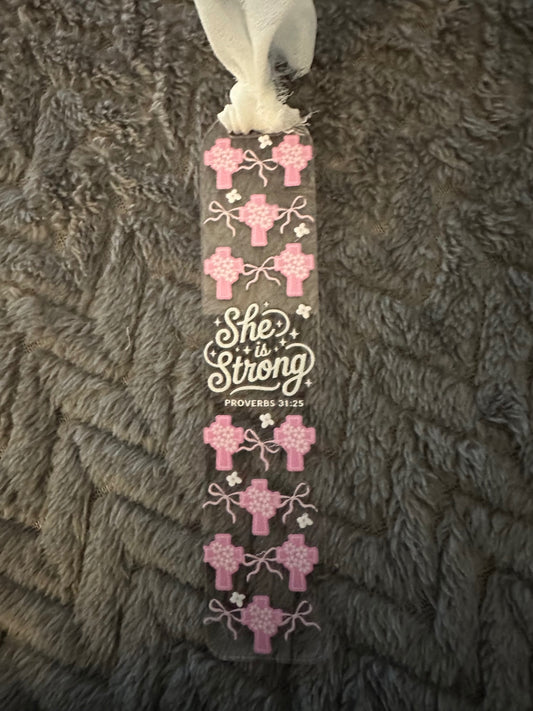 059 - She Is Strong Bookmark