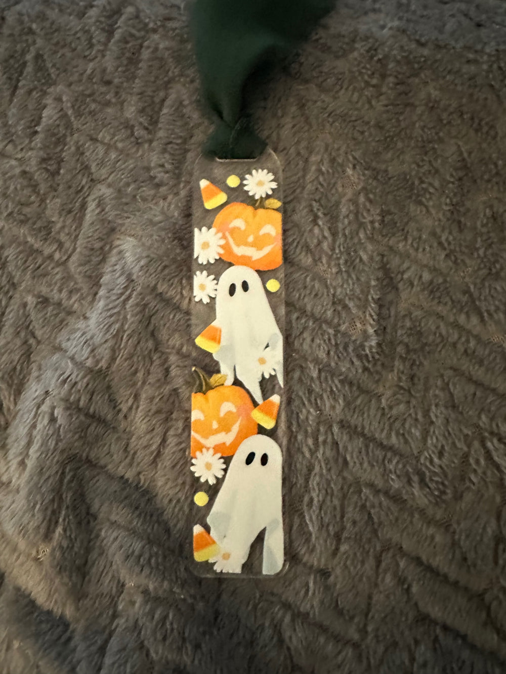 059 - Halloween Ghost Pumpkin Bookmark