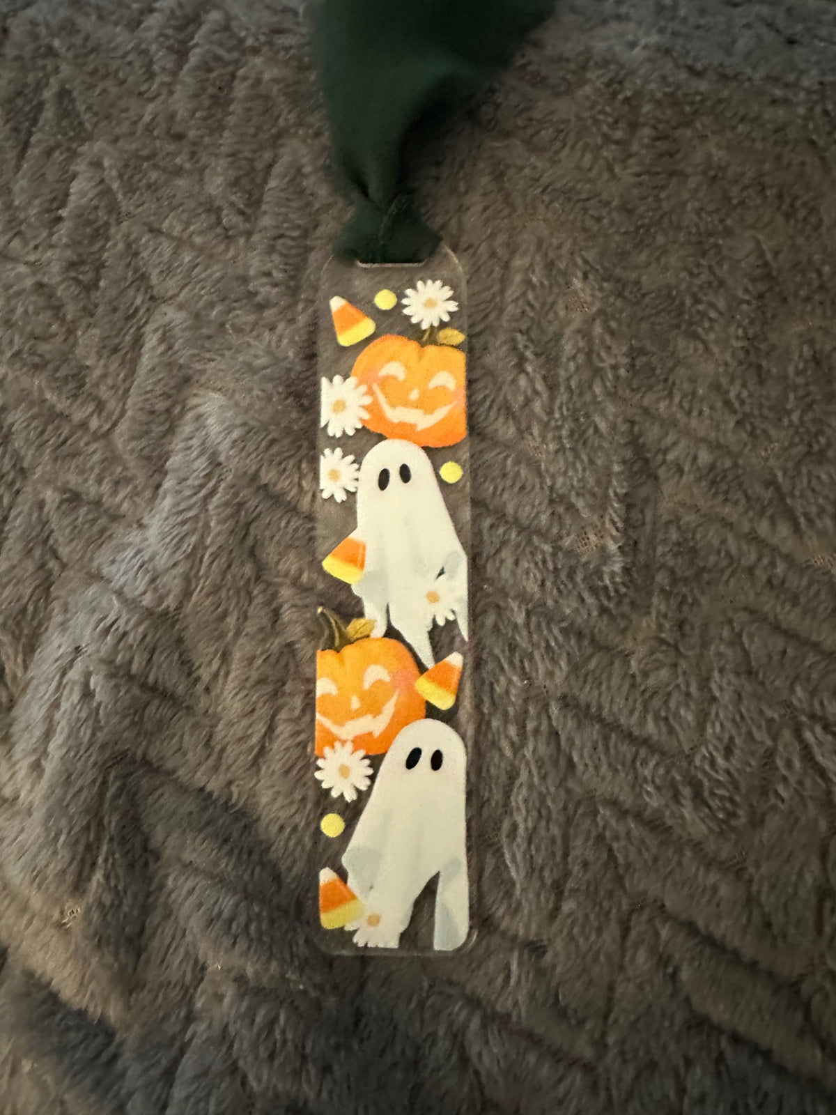 059 - Halloween Ghost Pumpkin Bookmark