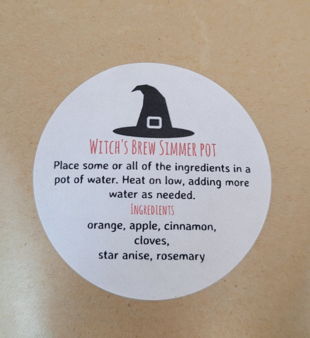 047 - Witch's Brew Simmer Pot Pack - Small