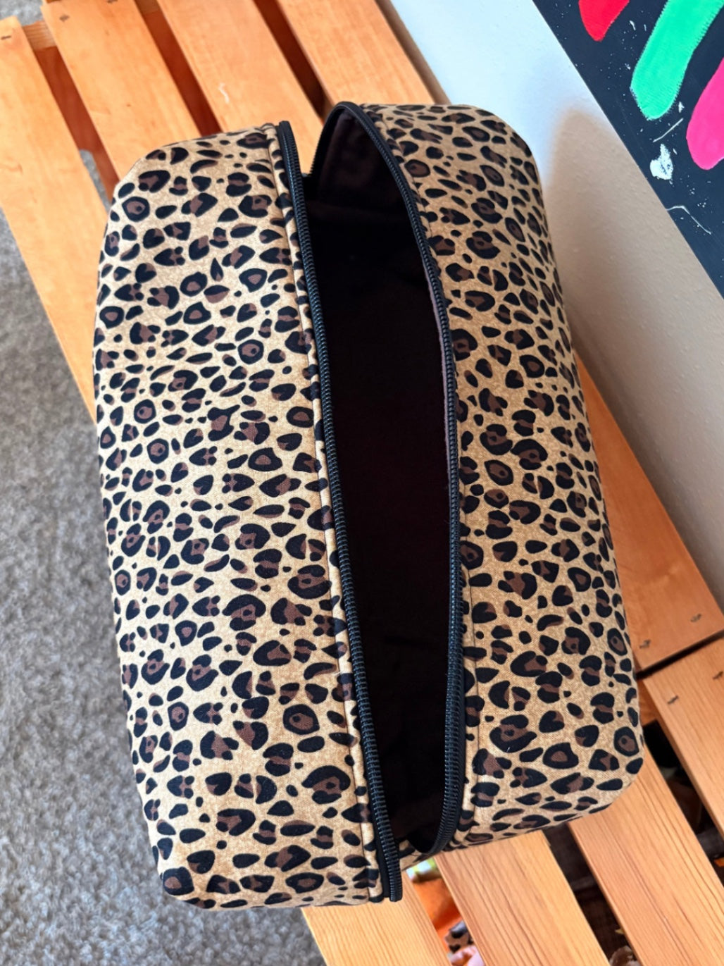 063 - Cheetah Makeup Bag