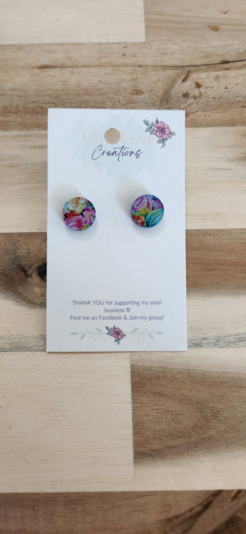 011 - Colorful Pumpkin Acrylic Stud Earrings
