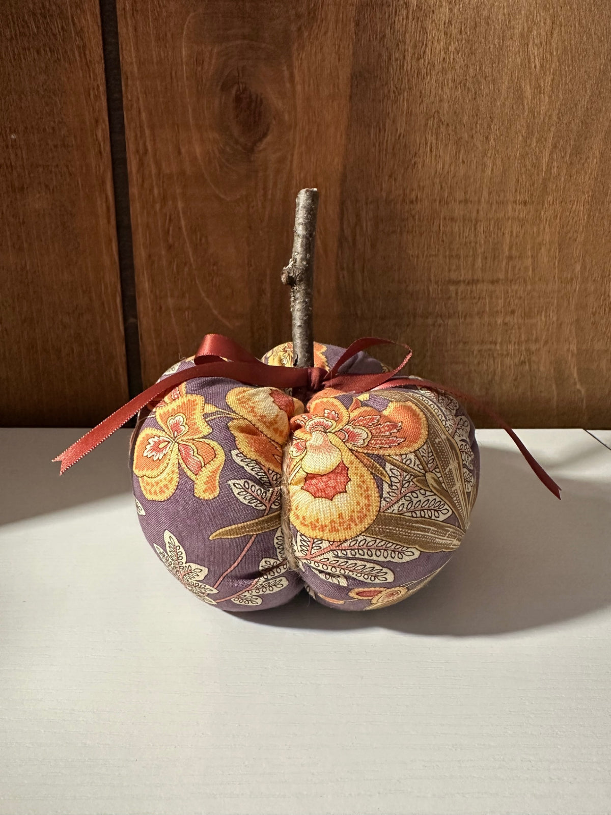 08 - Paisley Purple Pumpkin | Checkered Ribbon